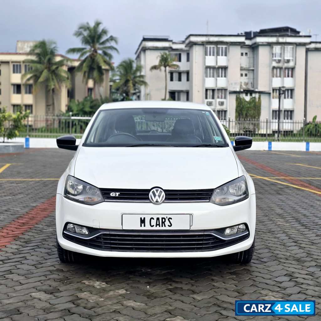 White Volkswagen Polo Gt tsi