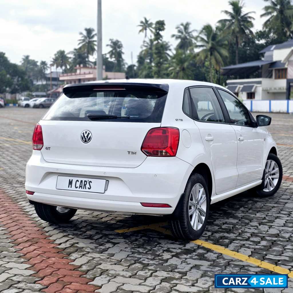 White Volkswagen Polo Gt tsi