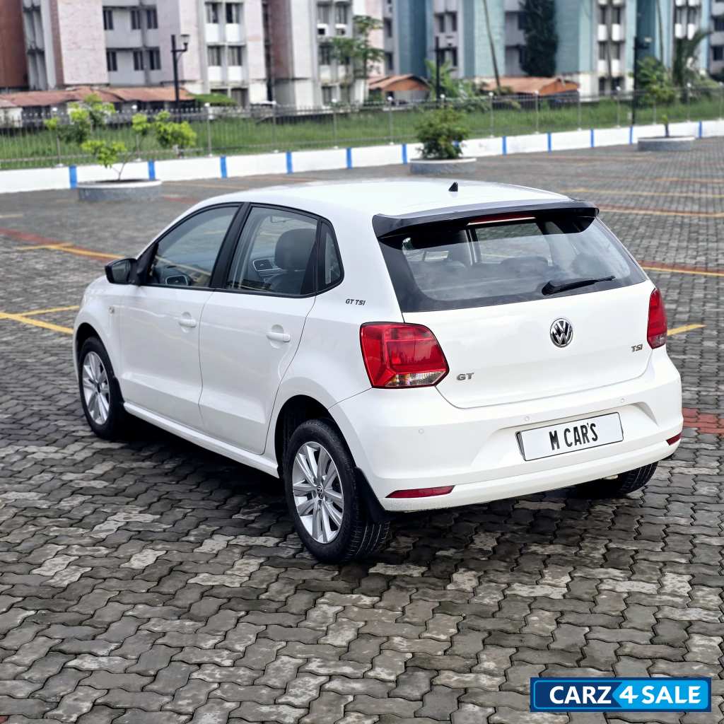 White Volkswagen Polo Gt tsi