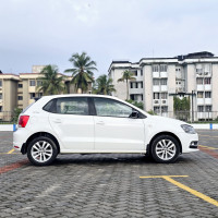 White Volkswagen Polo Gt tsi