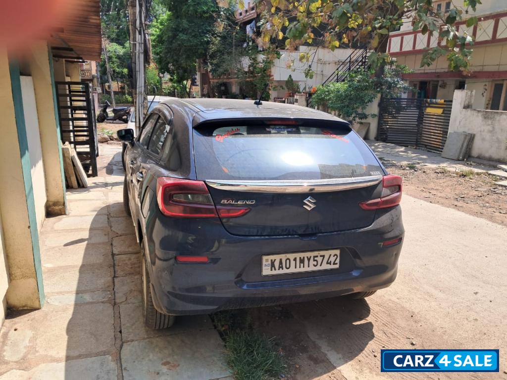 Blue Maruti Suzuki Baleno sigma