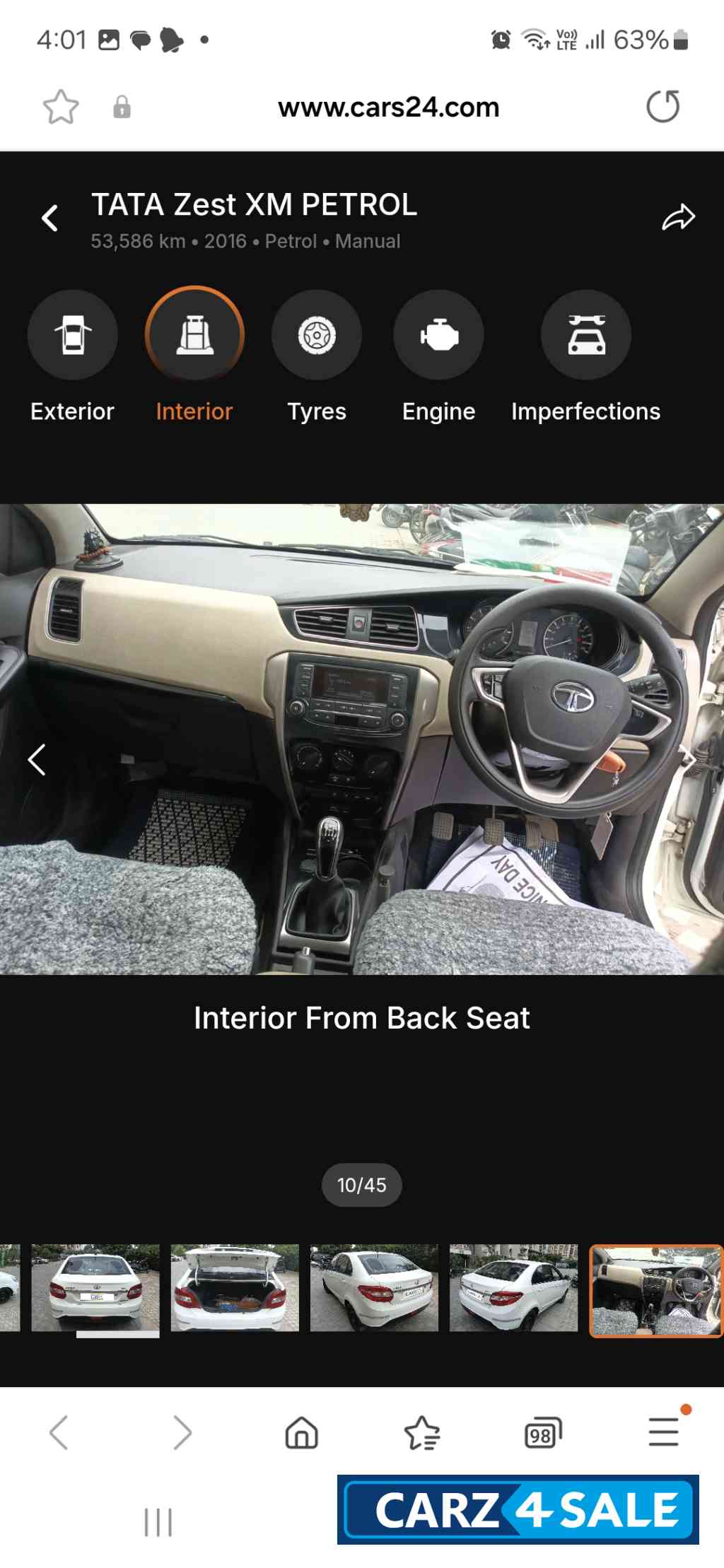 Tata Zest ZEST XM TMRT 90PS