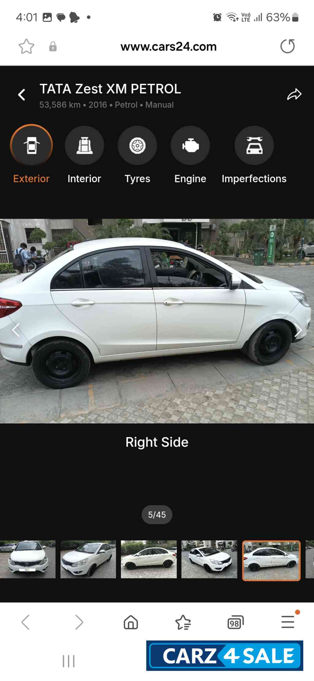 Tata Zest ZEST XM TMRT 90PS Tata Zest ZEST XM TMRT 90PS