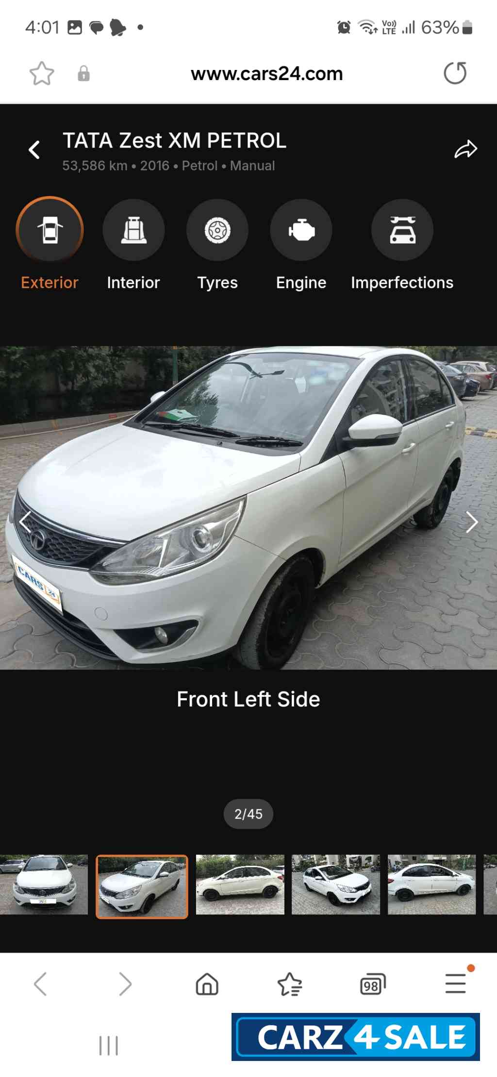 Tata Zest ZEST XM TMRT 90PS Tata Zest ZEST XM TMRT 90PS
