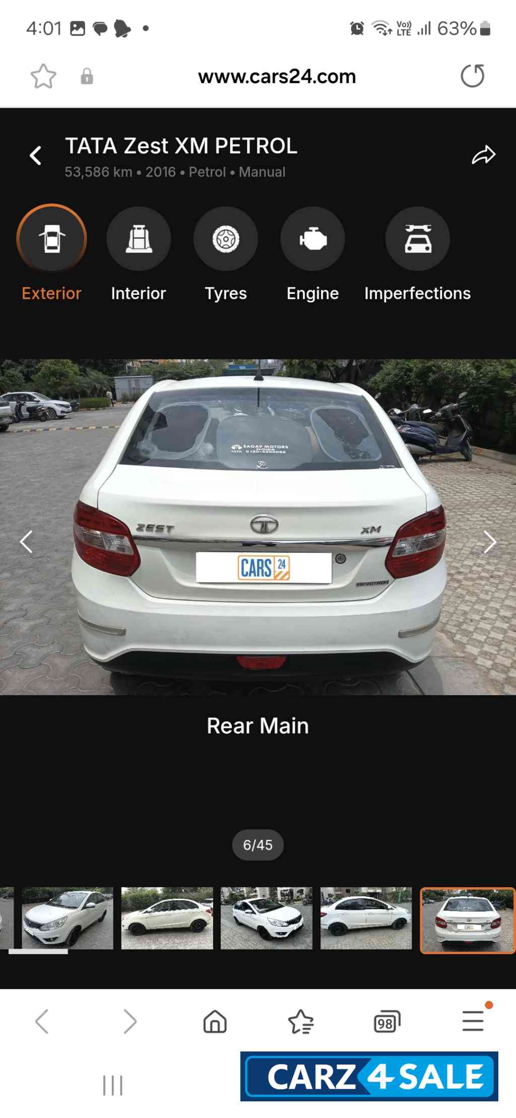 Tata Zest ZEST XM TMRT 90PS Tata Zest ZEST XM TMRT 90PS