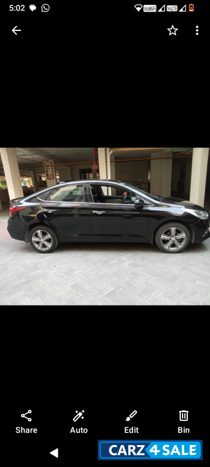 Thunder Black Hyundai Verna SX 1.6 Vtvt