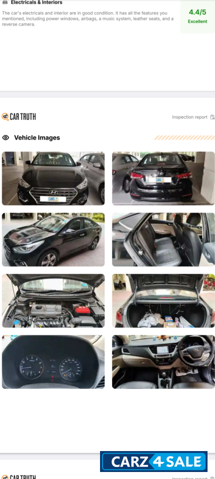 Thunder Black Hyundai Verna SX 1.6 Vtvt