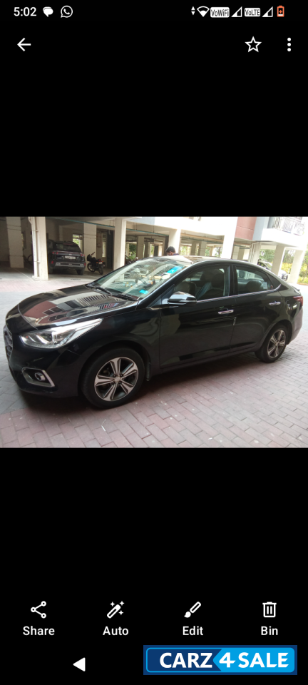 Thunder Black Hyundai Verna SX 1.6 Vtvt