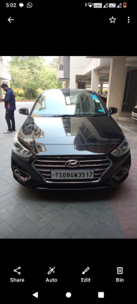 Thunder Black Hyundai Verna SX 1.6 Vtvt