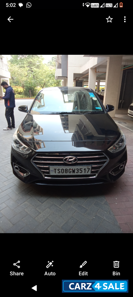 Thunder Black Hyundai Verna SX 1.6 Vtvt