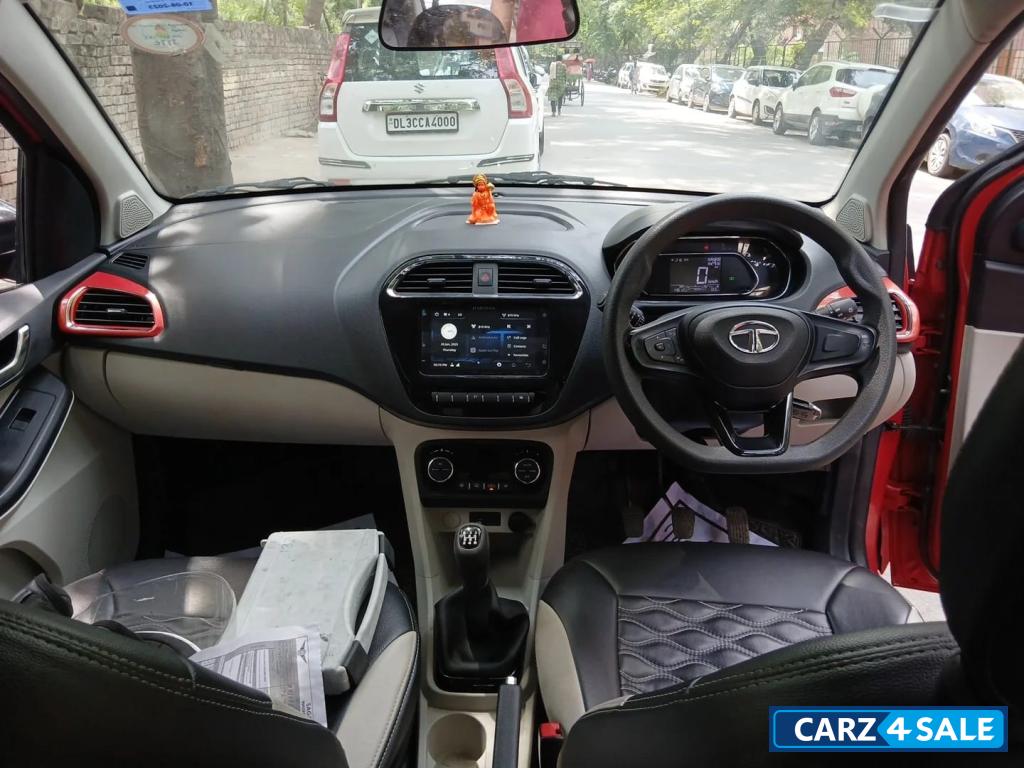 Red Tata Tiago XZ Plus