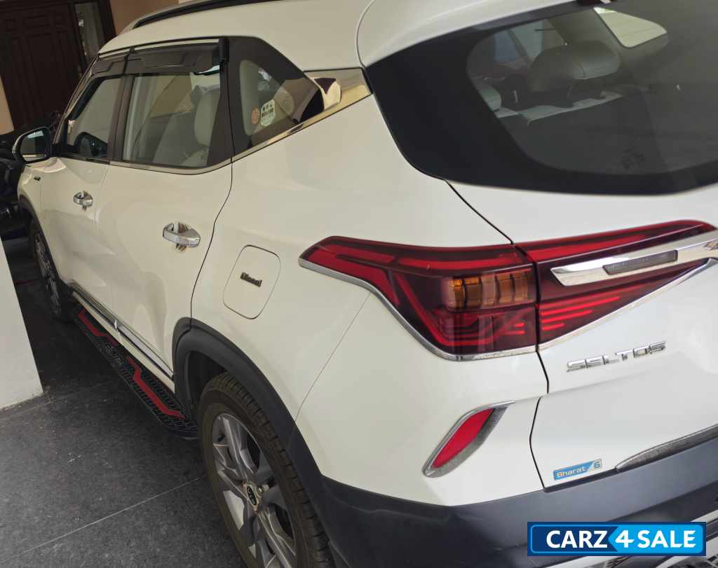 White Kia Seltos Htx 1.5 Diesel