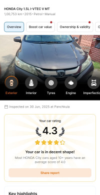 Honda City V Manual Transmission