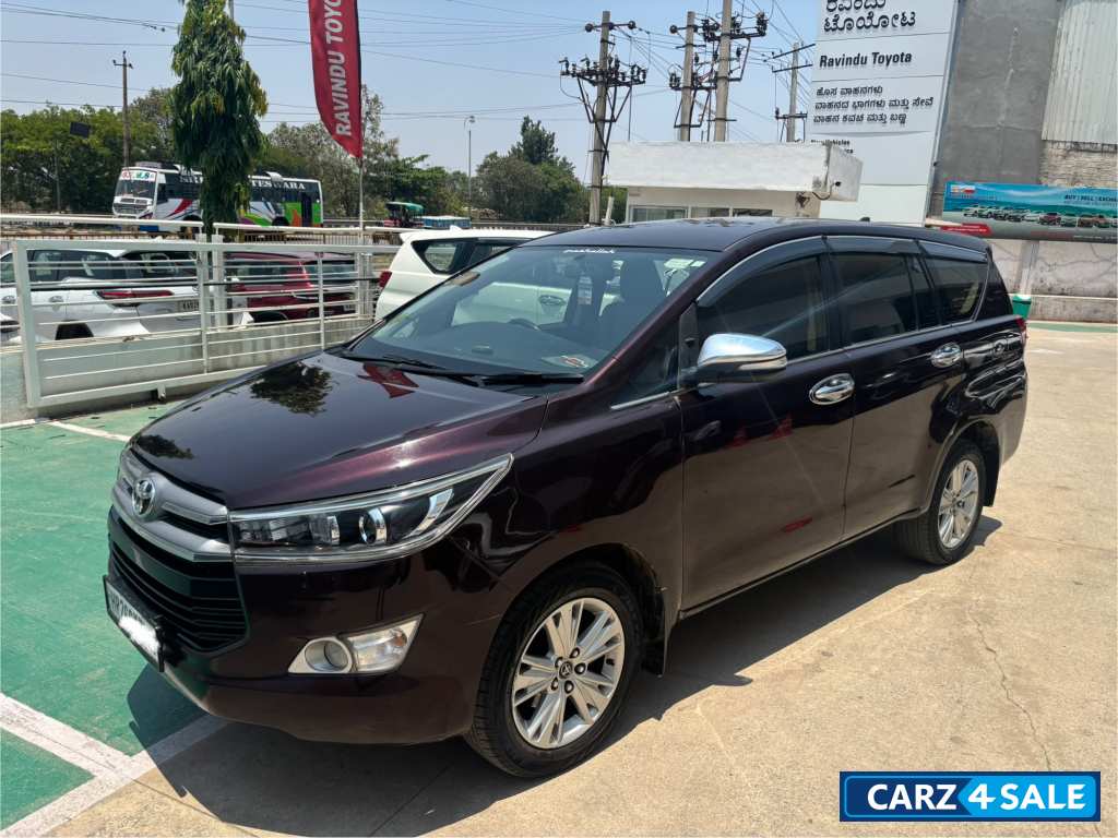 Garnet Red Toyota Innova Innova crysta 2.4 Z