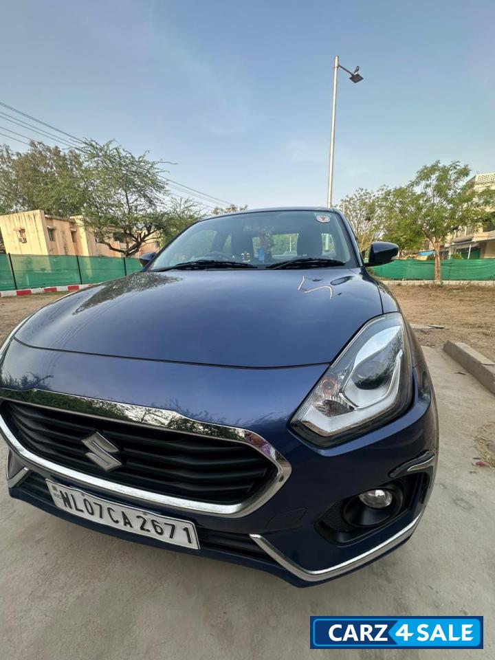 Blue Maruti Suzuki Dzire ZXI Plus AMT (2017-2020)