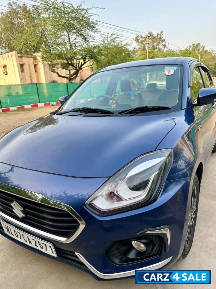 Blue Maruti Suzuki Dzire ZXI Plus AMT (2017-2020)
