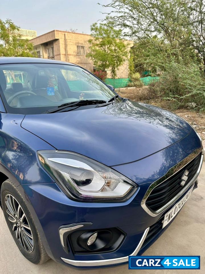 Blue Maruti Suzuki Dzire ZXI Plus AMT (2017-2020)