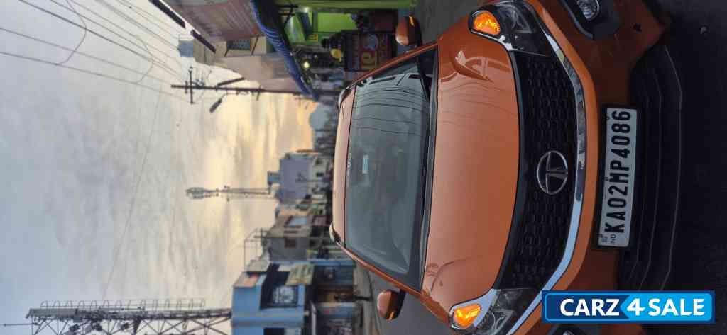 Orange Tata Nexon Xz+