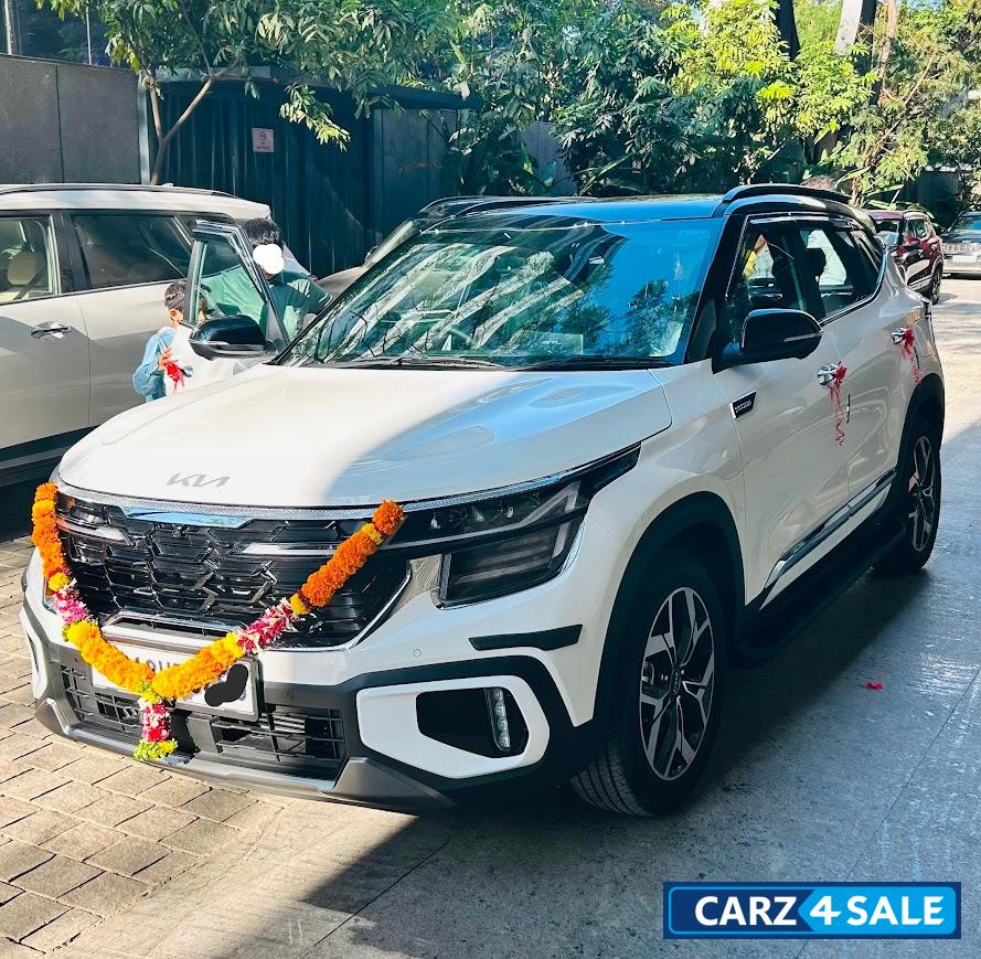 White+black Dual Tone Kia Seltos GTX Plus DCT Automatic - Dual Tone