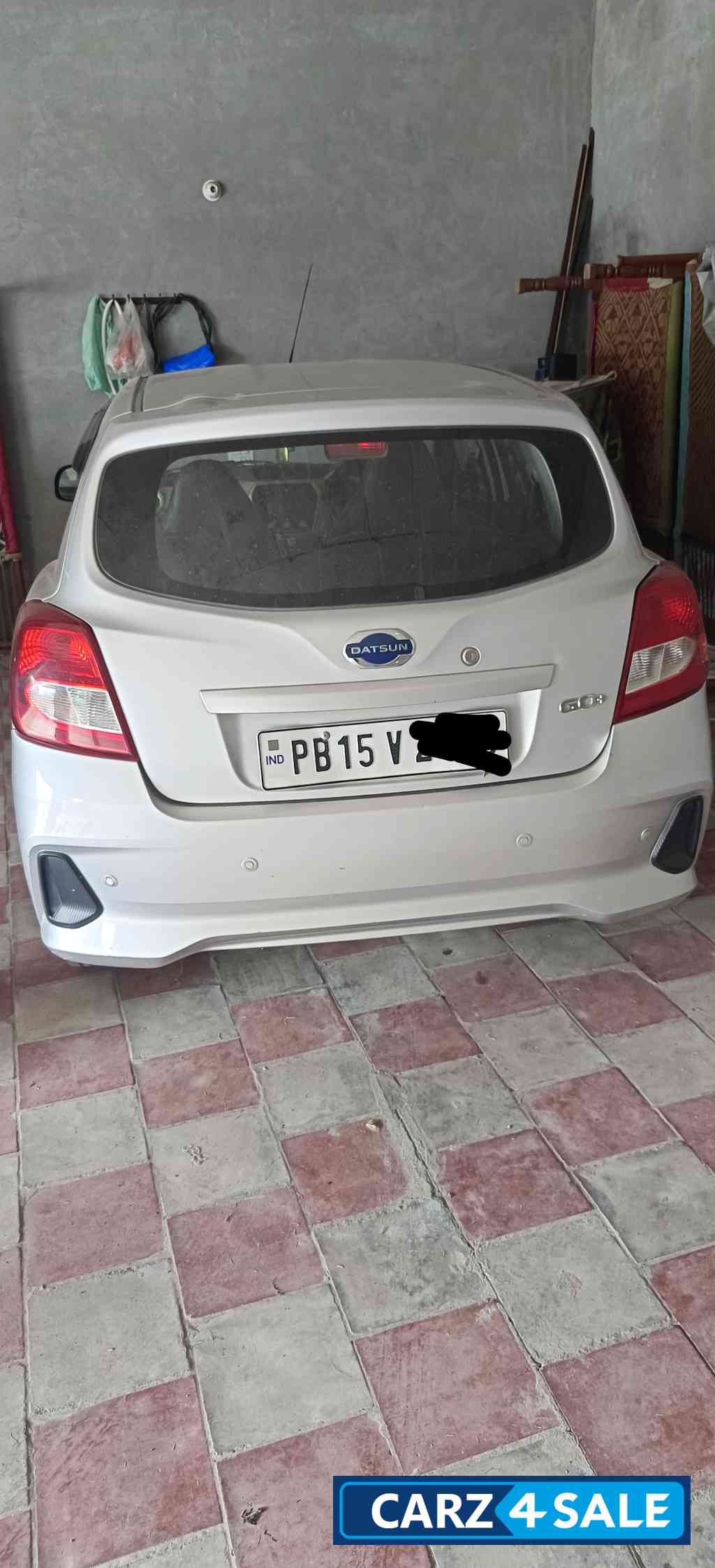 Silver Datsun Go Plus T-Petrol
