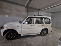 White Mahindra Scorpio Micro hybrid ex