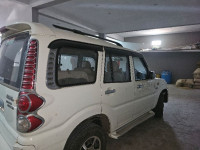 White Mahindra Scorpio Micro hybrid ex