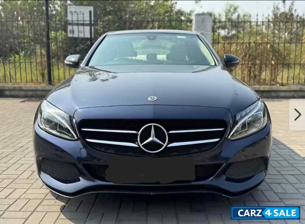 Blue Mercedes-Benz C-Class C220d Edition C