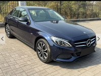 Blue Mercedes-Benz C-Class C220d Edition C