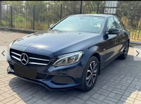 Blue Mercedes-Benz C-Class C220d Edition C