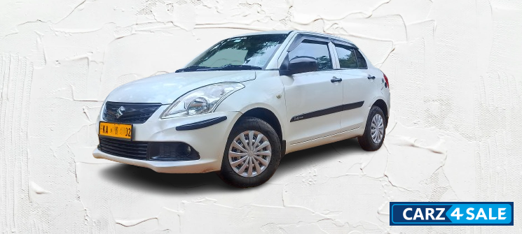 White Maruti Suzuki Dzire Tour S CNG