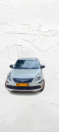 White Maruti Suzuki Dzire Tour S CNG