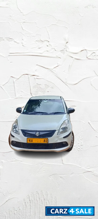 White Maruti Suzuki Dzire Tour S CNG