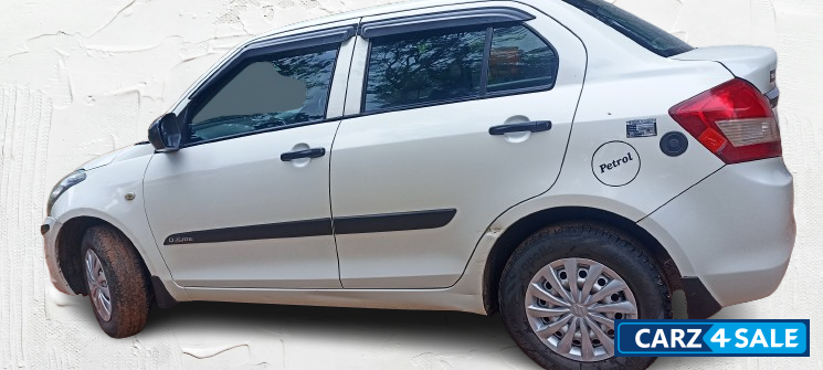 White Maruti Suzuki Dzire Tour S CNG