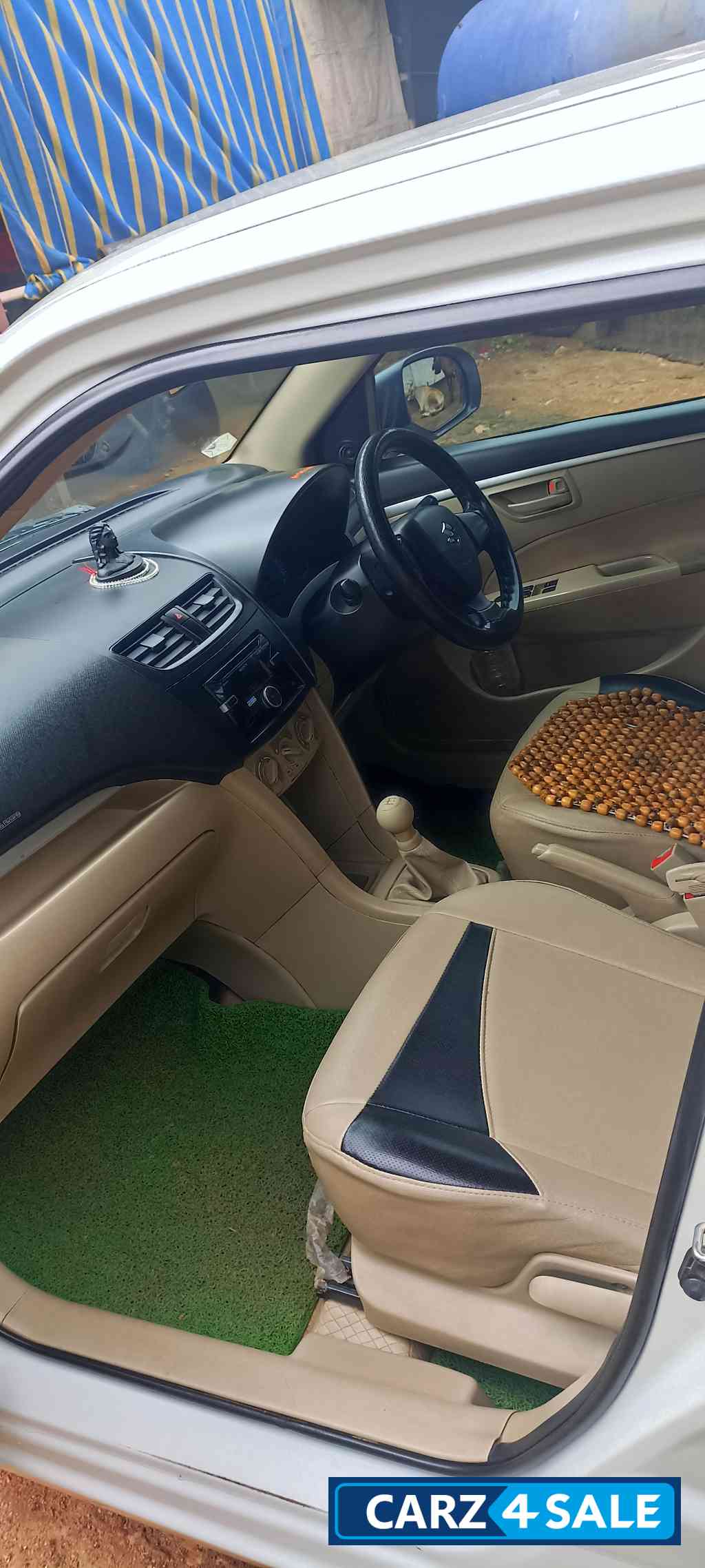 White Maruti Suzuki Dzire Tour S CNG