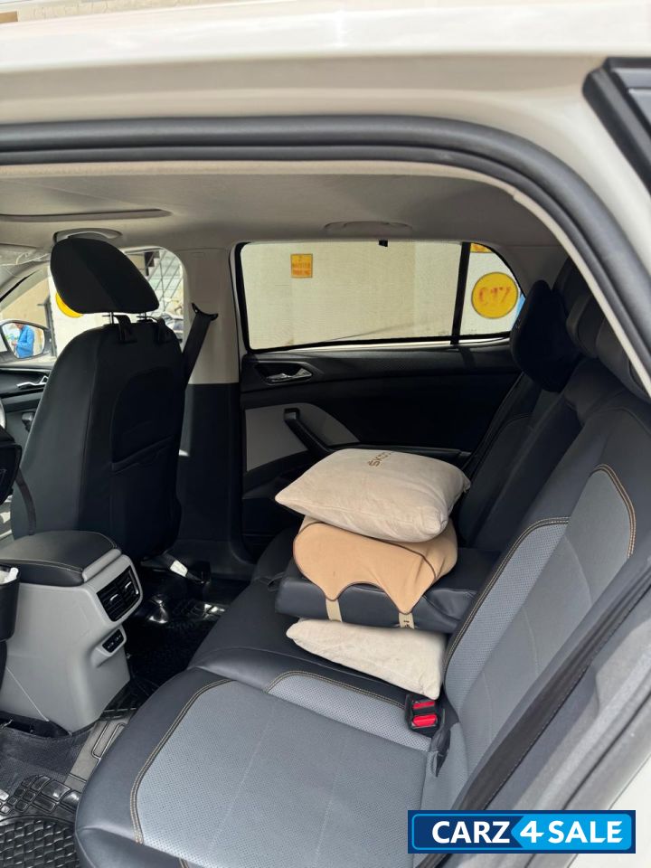 White Skoda Kushaq Anniversary edition