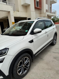 White Skoda Kushaq Anniversary edition