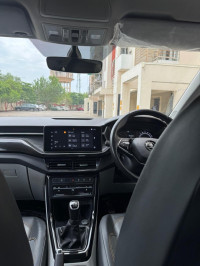 White Skoda Kushaq Anniversary edition