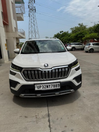 White Skoda Kushaq Anniversary edition