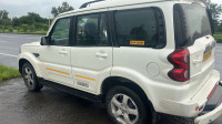 White Mahindra Scorpio S11