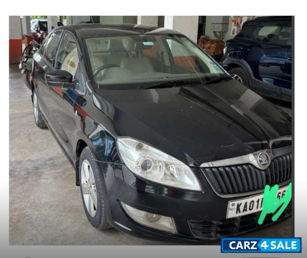 Black Skoda Rapid 1.5 Diesel ambition plus AT 7Speed DSG sports limited edition