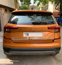 Honey Orange Skoda Kushaq Style 1.0L TSI MT