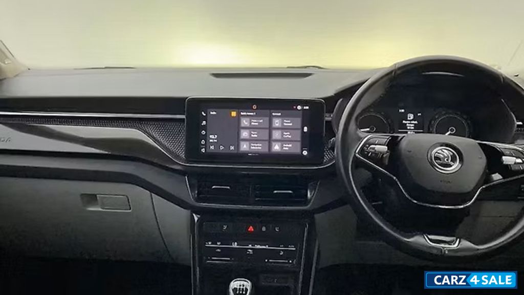 Honey Orange Skoda Kushaq Style 1.0L TSI MT