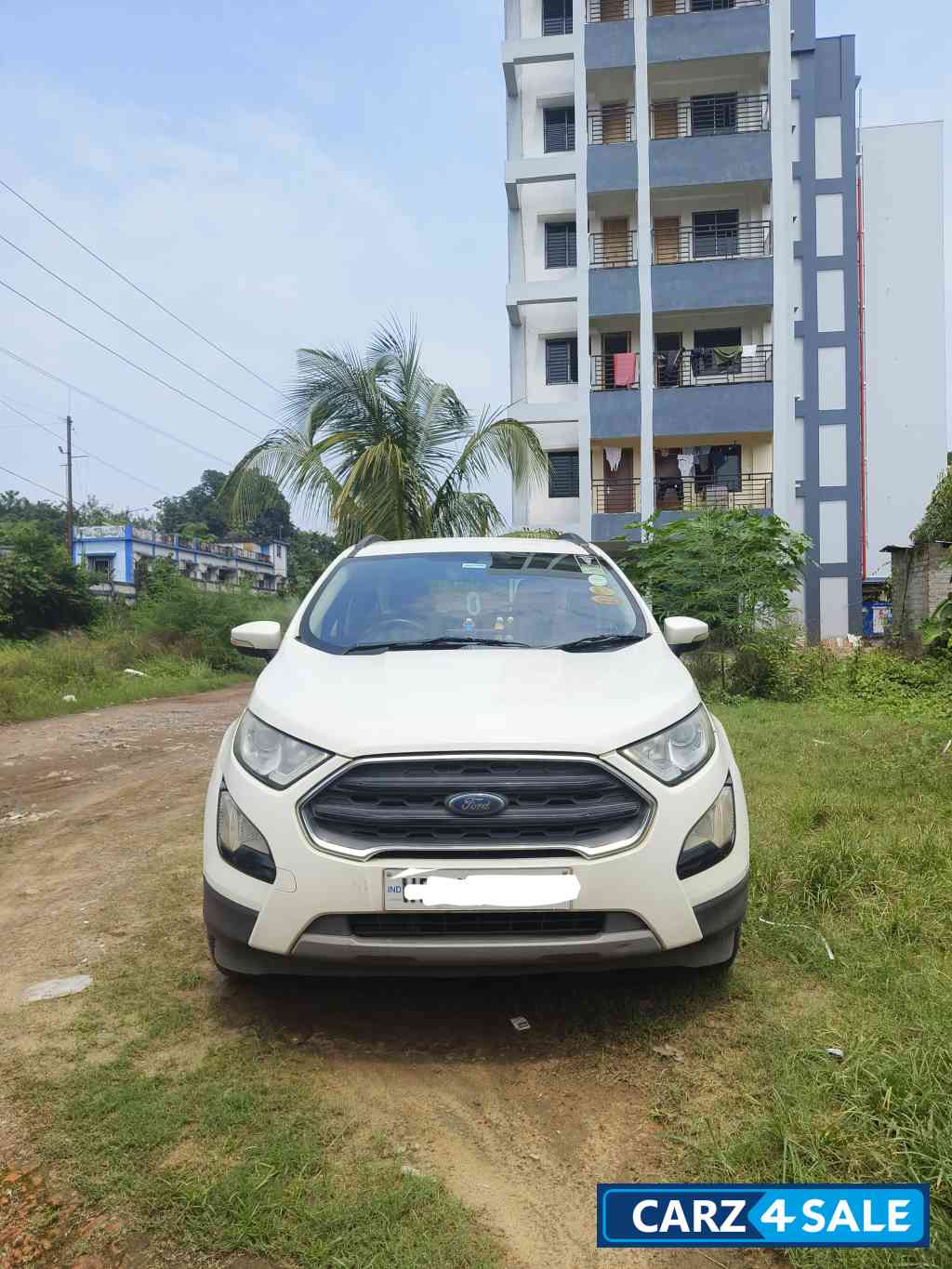 White Ford Ecosport 1.5 signature edition with sunroof  petrol