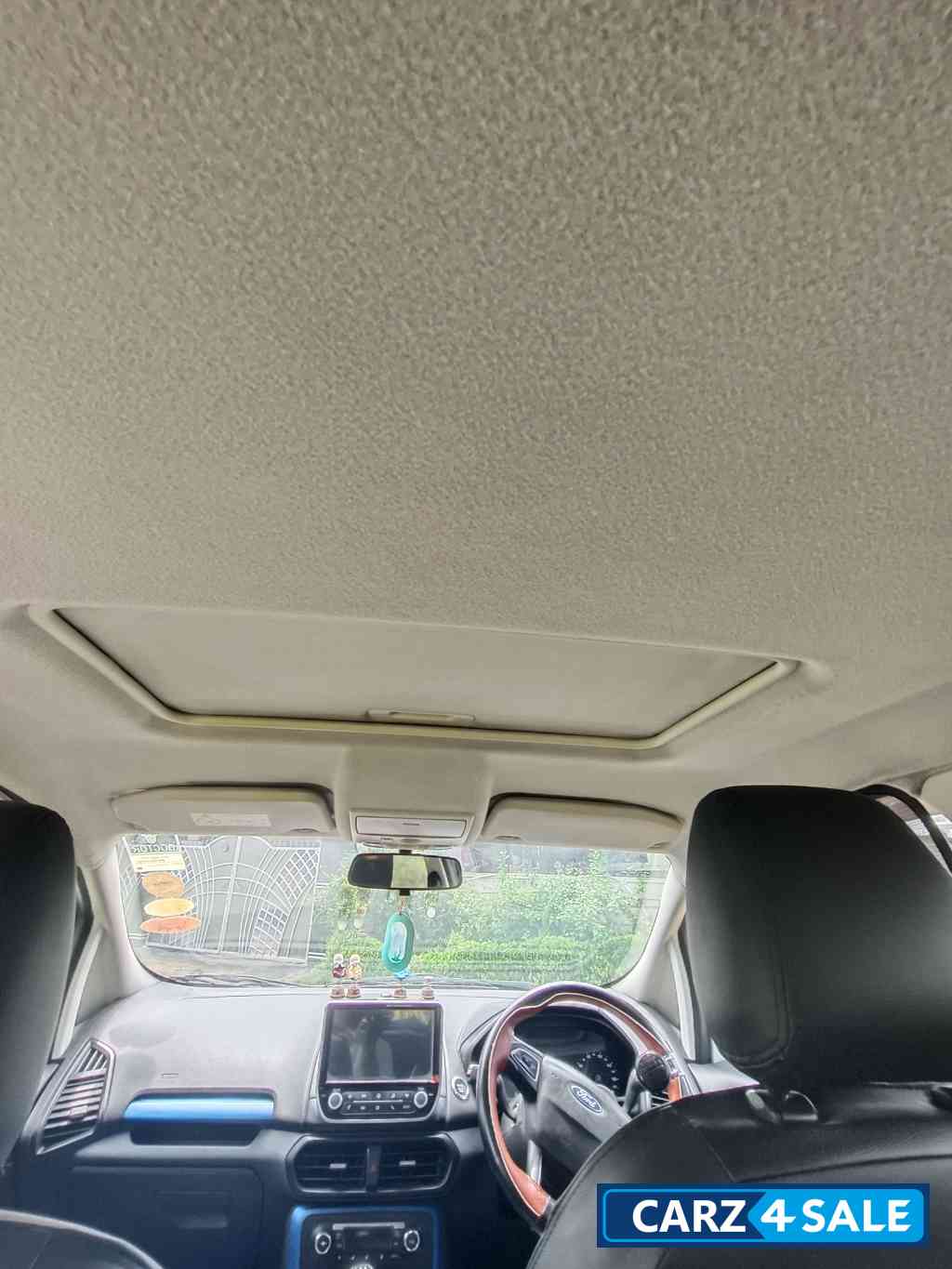 White Ford Ecosport 1.5 signature edition with sunroof  petrol