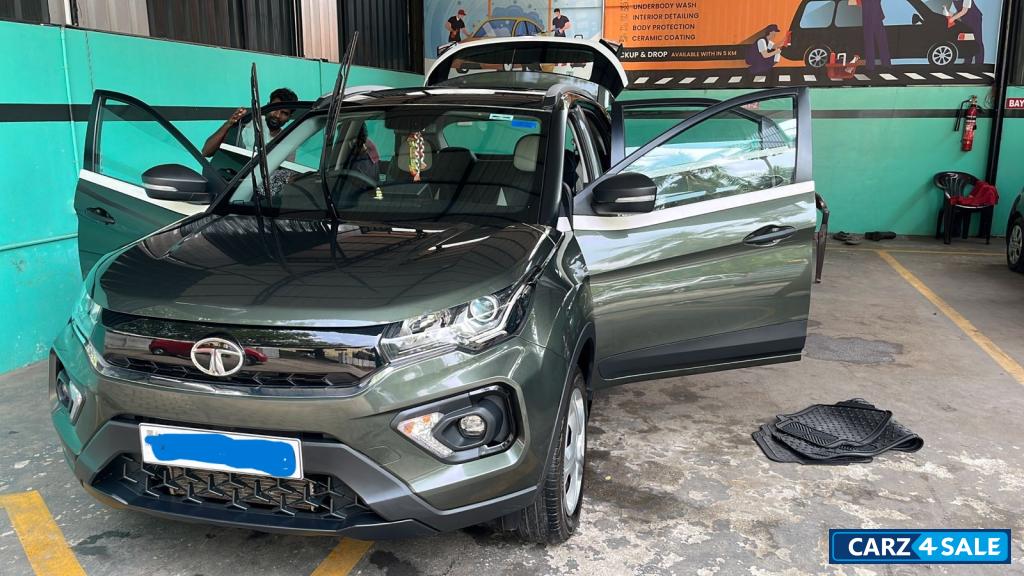 Olive Green Tata Nexon XMS