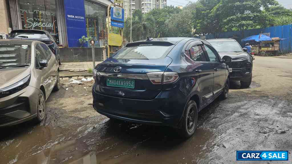 Teal Blue Tata Tigor EV XZ plus