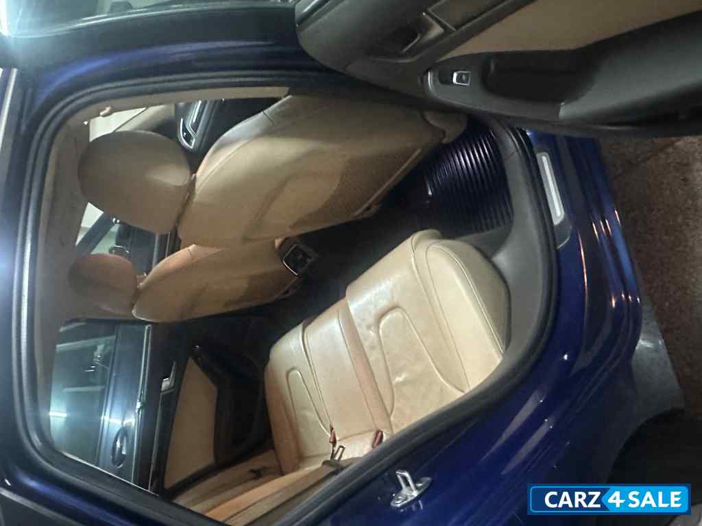 Blue Audi A4 35 premium sunroof