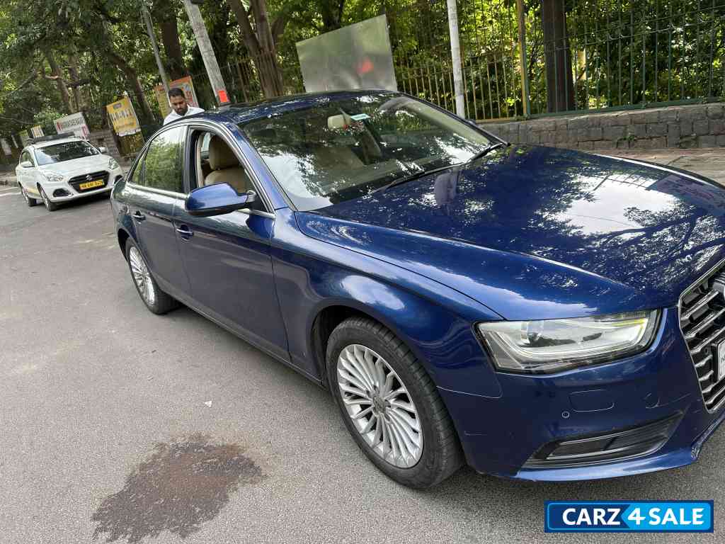 Blue Audi A4 35 premium sunroof