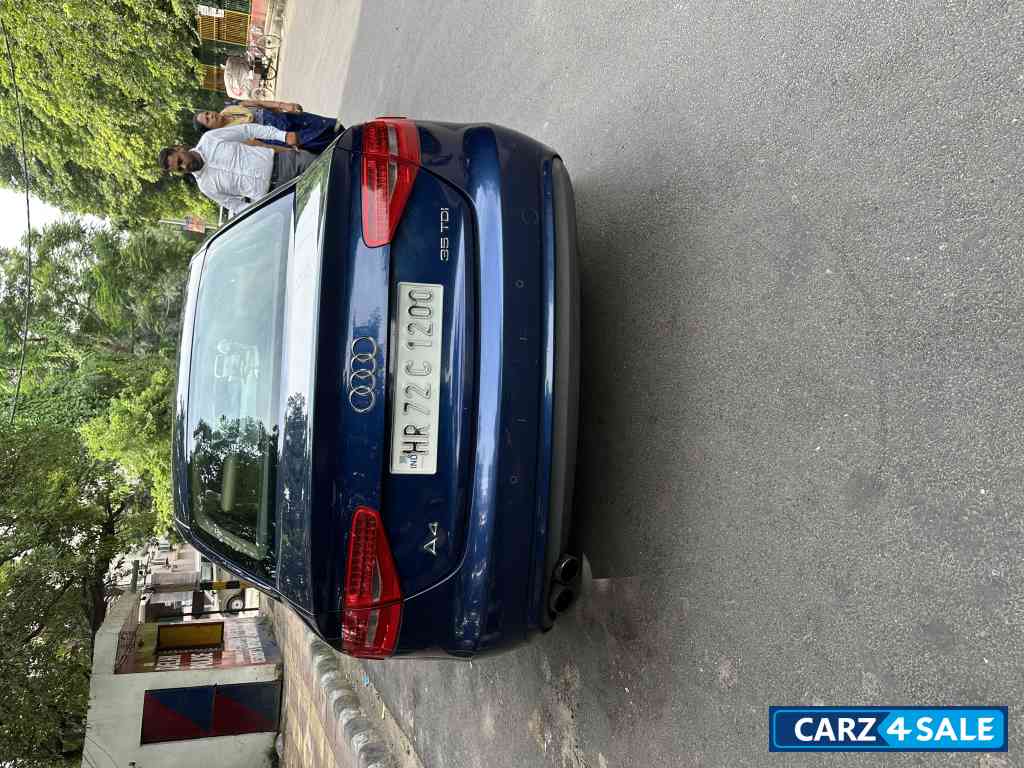 Blue Audi A4 35 premium sunroof