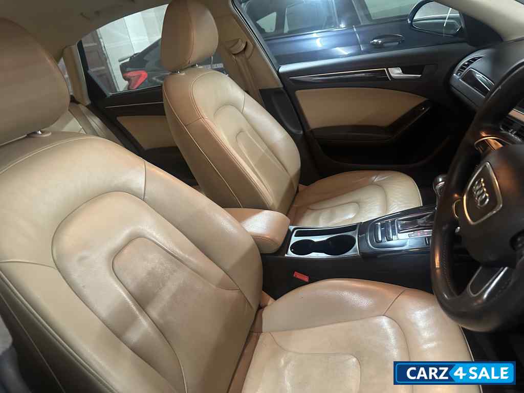 Blue Audi A4 35 premium sunroof